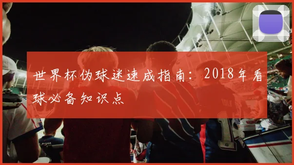 世界杯伪球迷速成指南：2018年看球必备知识点